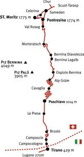 Bernina Express Tirano to St Moritz - AndyBTravels