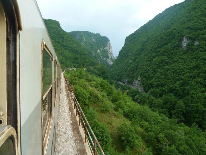 belgrade bar railway train montenegro