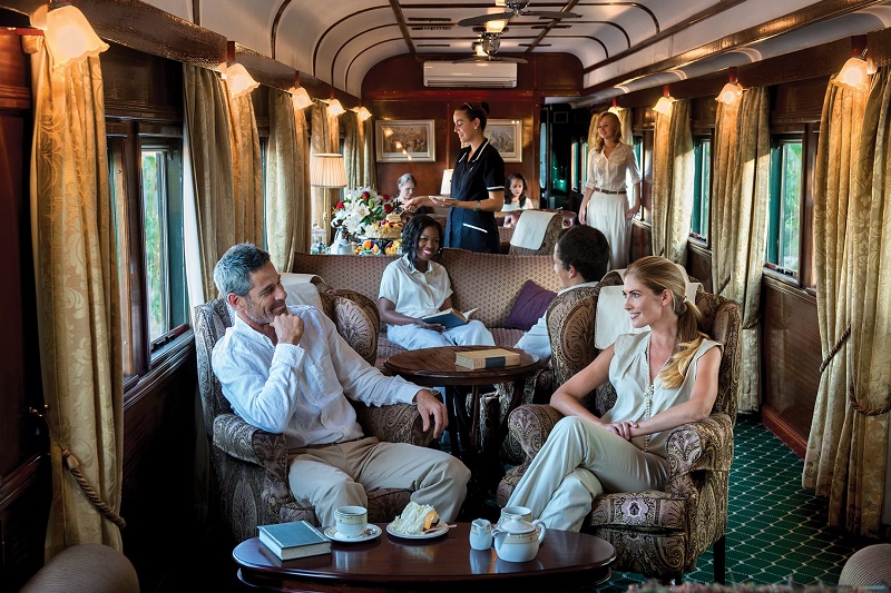 rovos rail lounge car luxury train