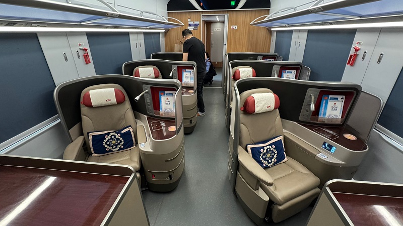 business class seats train china