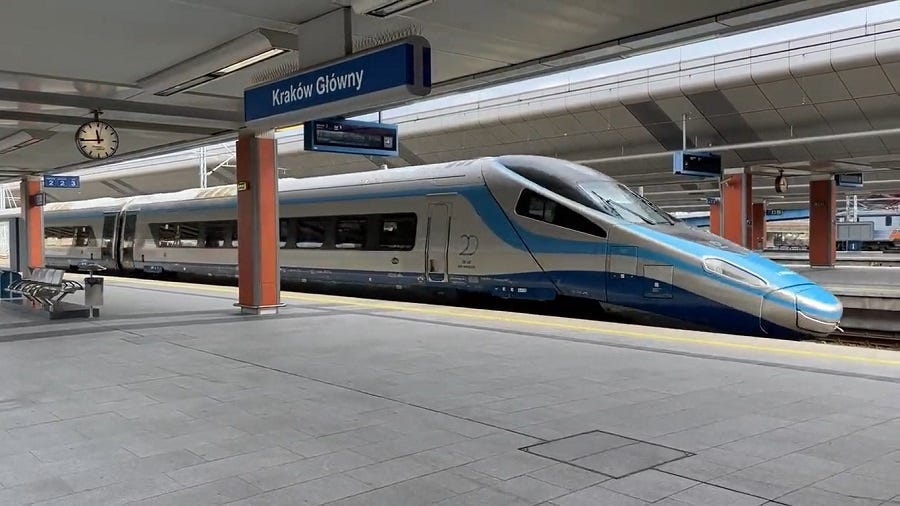 poland rail holiday polish eip train pkp