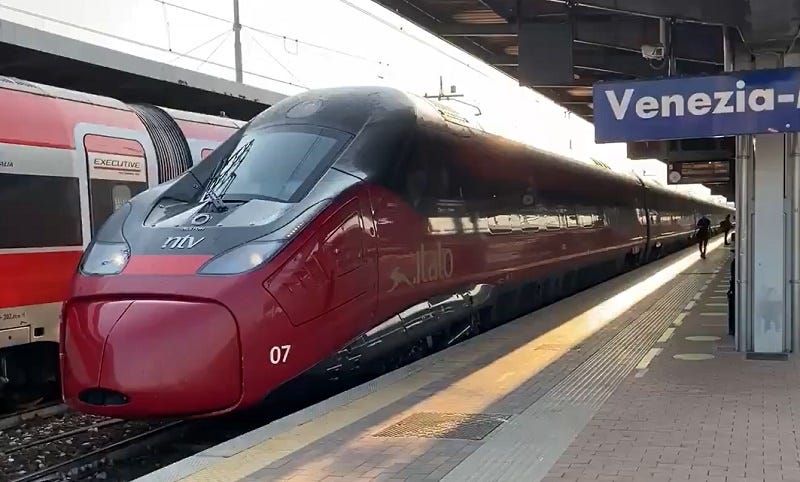 italo high-speed train italy