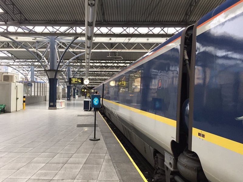 brussels-south eurostar train rail holiday belgium