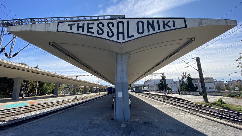 thessaloniki railway station greek rail holiday travel