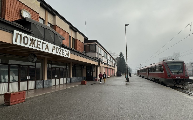 railway train holiday serbia pozega station