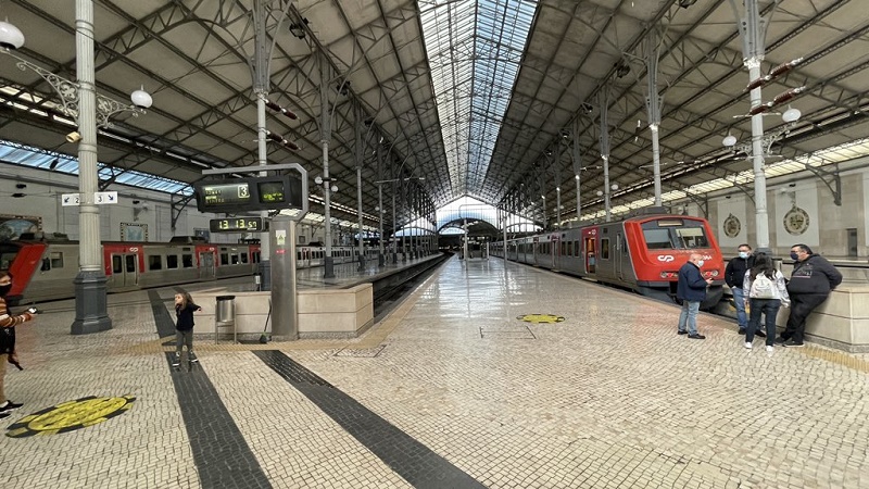 portugal rail holiday rossio train station