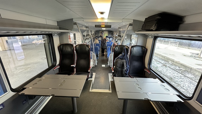 train interior