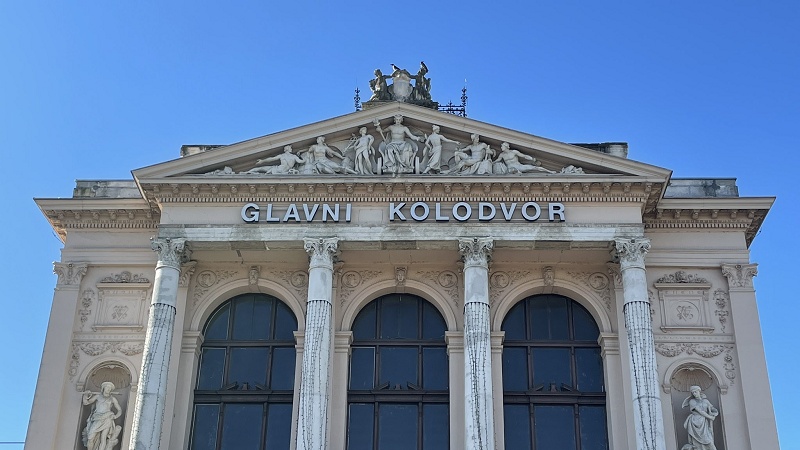 zagreb main railway station train holiday